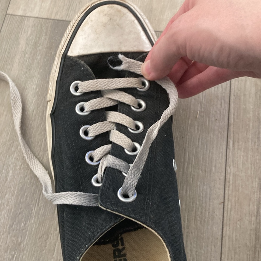 Black Converses - Picture 4 of 5